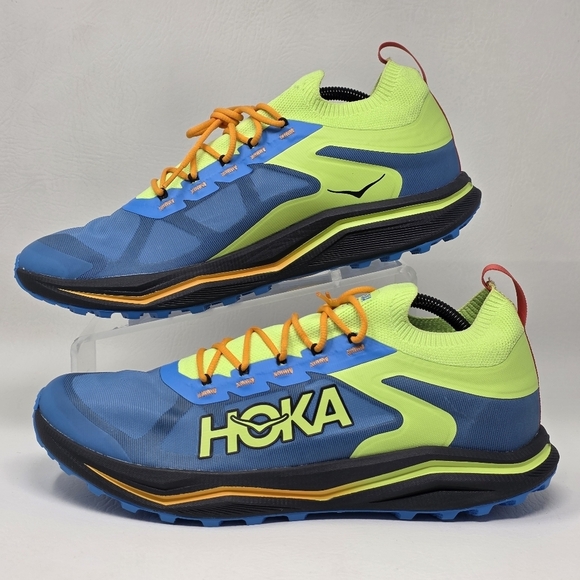 Hoka One One Zinal 2 Sneakers Diva Blue Lettuce Men\'s Size 12D 1141491 DBLL New main image 7